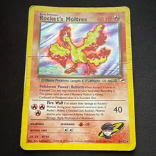 Rocket's Moltres 12/132 Gym Heroes Holo Rare English 2000 Basic 60 HP on eBay