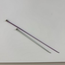 Lot of 2 Afghan Crochet Hooks Boye Size G Bates Size 8 Different Lengths