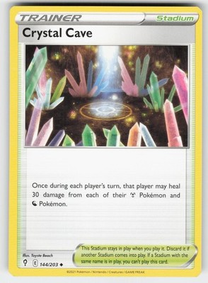 Crystal Cave 144/203 Uncommon Evolving Skies Pokemon Near Mint