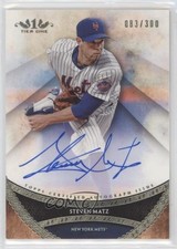 2017 Topps Tier One Prime Performers Auto 83/300 Steven Matz #PPA-SMA Auto 9su