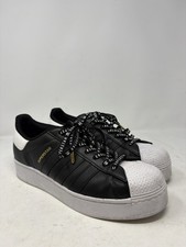 Adidas Superstar Bold Platform negro blanco dorado para mujer 10,5 FV3442