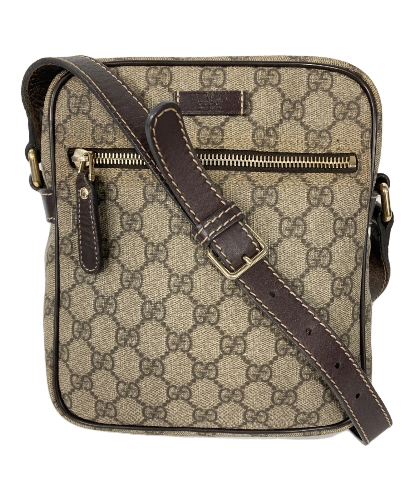 Gucci — Gucci GG 233268 Beige Shoulder Bag #TFB7235