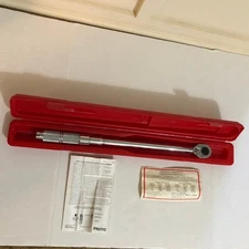 STANLEY PROTO J6016C TORQUE WRENCH 1/2” DRIVE 30-150 FT LB IN HARD CASE