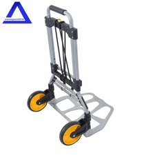 264Lb Capacity Alloy Steel Folding Trolley Compact Folding Hand Truck and Dolly