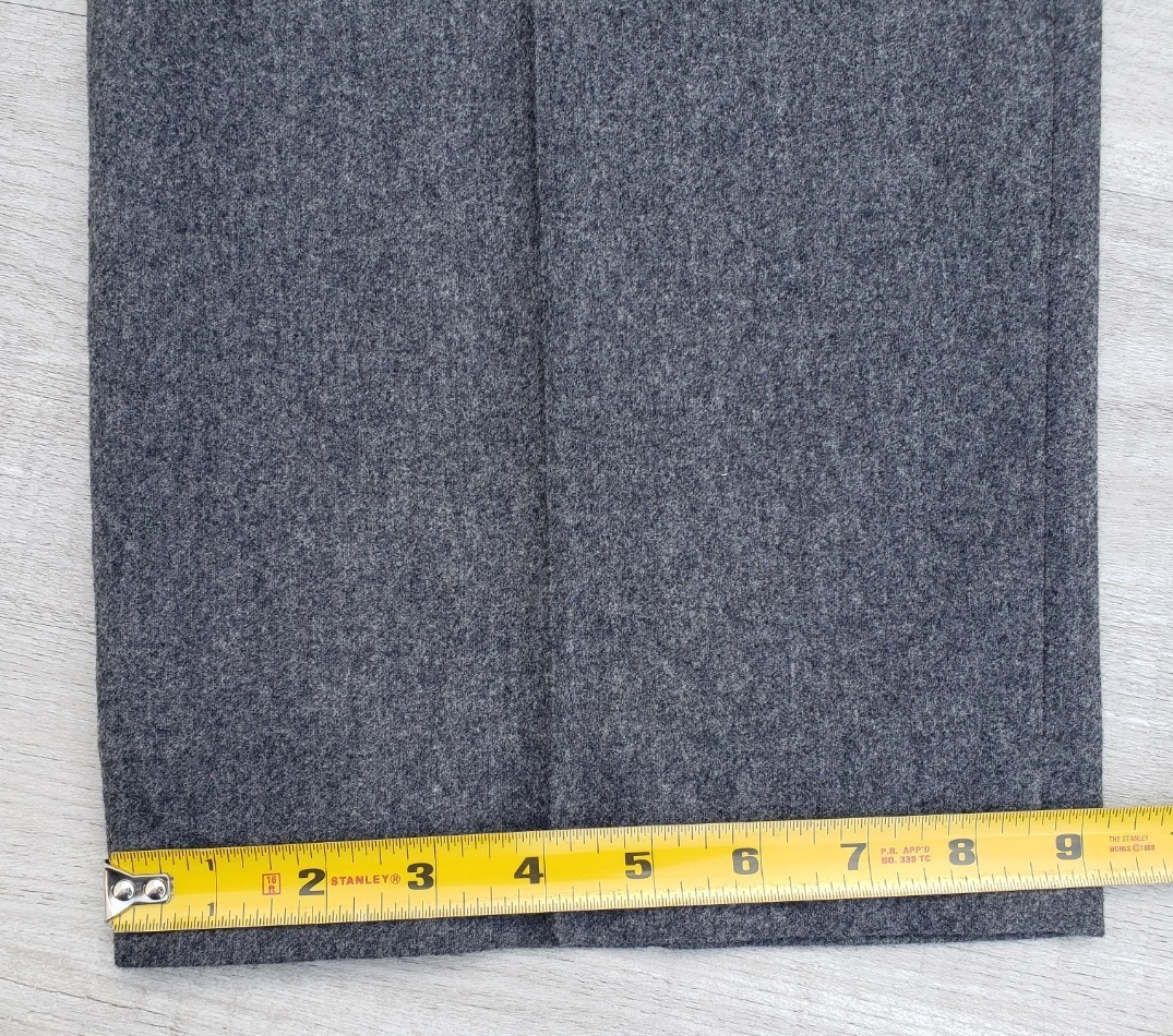 J.B. Britches Nordstrom Wool Cashmere Pleated Dress Pants Gray Mens USA 34x30 View 6