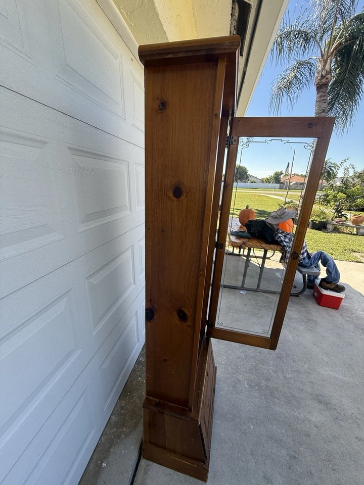 Armario para armas con cerradura y llave pantalla de puerta de vidrio Foto 3 de 4