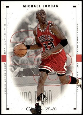 1998-99 SP Authentic #7 Michael Jordan E1