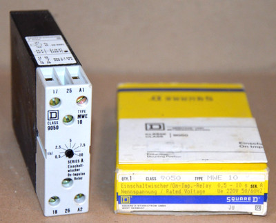 Square D 9050 Einschaltwischer MWE 10 NEU OVP