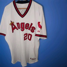 2009 MLB Game Issued Autographed Majestic LA Angels Juan Rivera Jersey Size 50