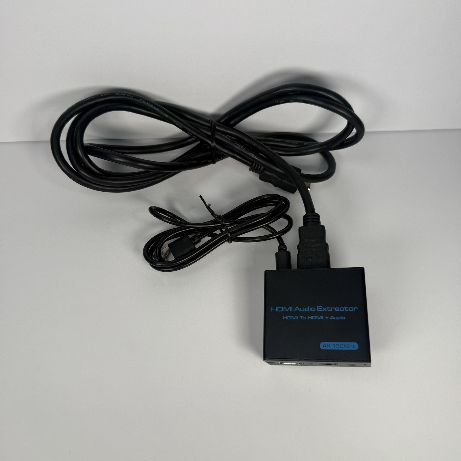 4K HDMI Audio Extractor with Optical Output & 3.5mm Stereo