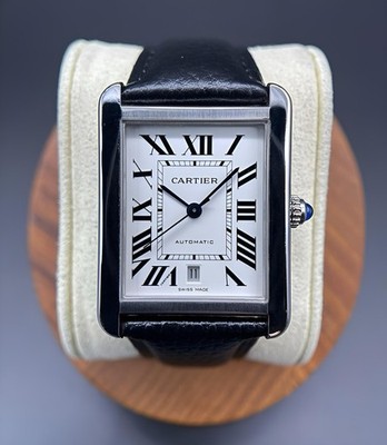 Cartier Tank Solo XL   Classic Automatic Tank Ref: W5200027 Box And Papers