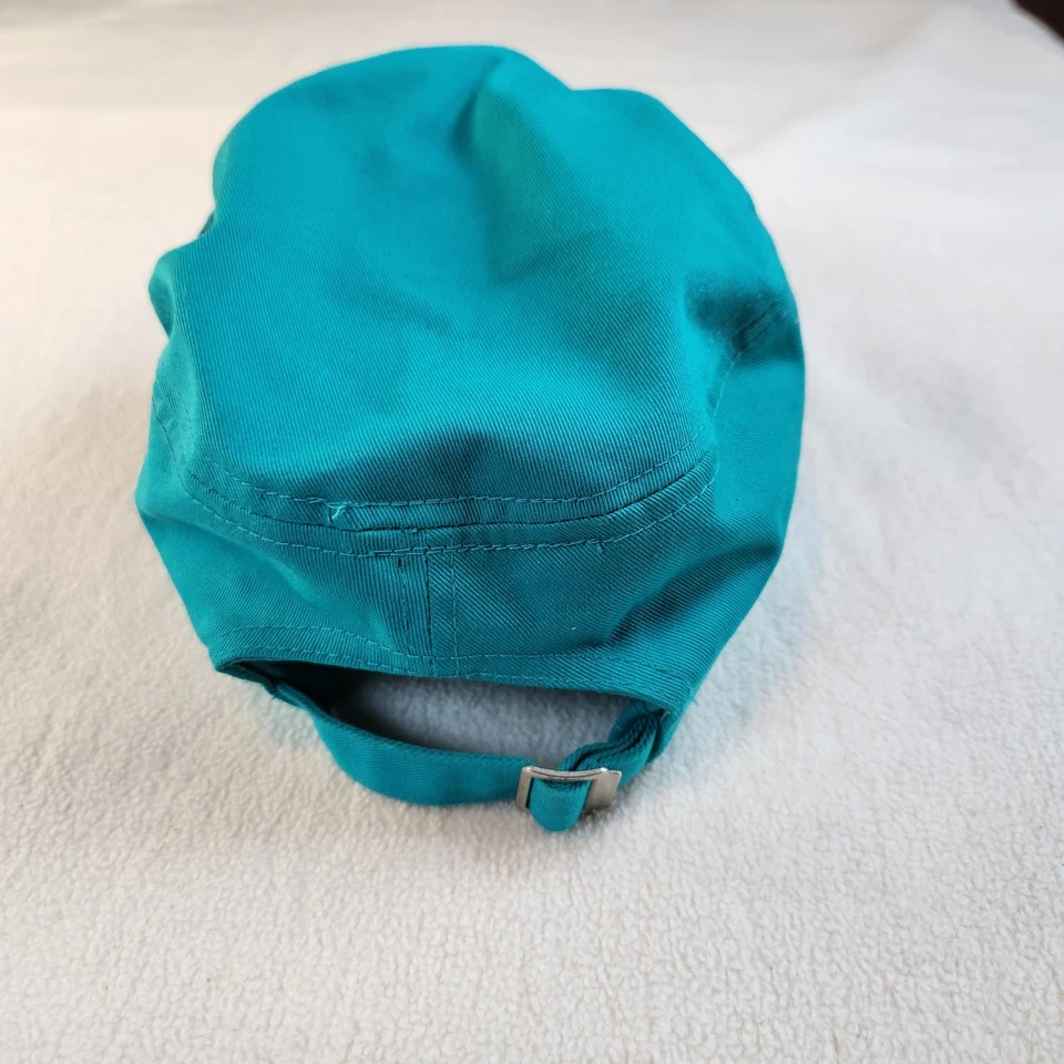 De colección Y2K Showman Alta Costura Estrás Cruz Cadete Gorra Sombrero Ed Resistente Azul Militar  Foto 3 de 4