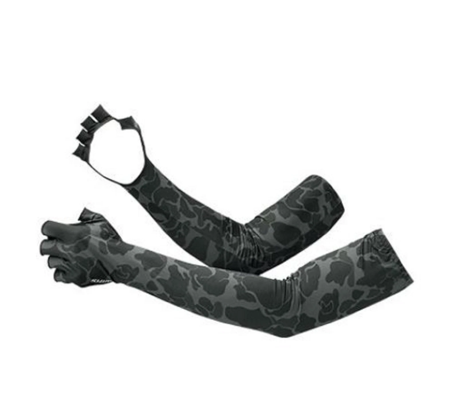 Shimano GL-047Q Arm Sleeves Hand Cover Fingerless Size L Black 699773