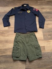 Boy Cub Scouts of America BSA Full Uniform Pant/Shirt Size 14