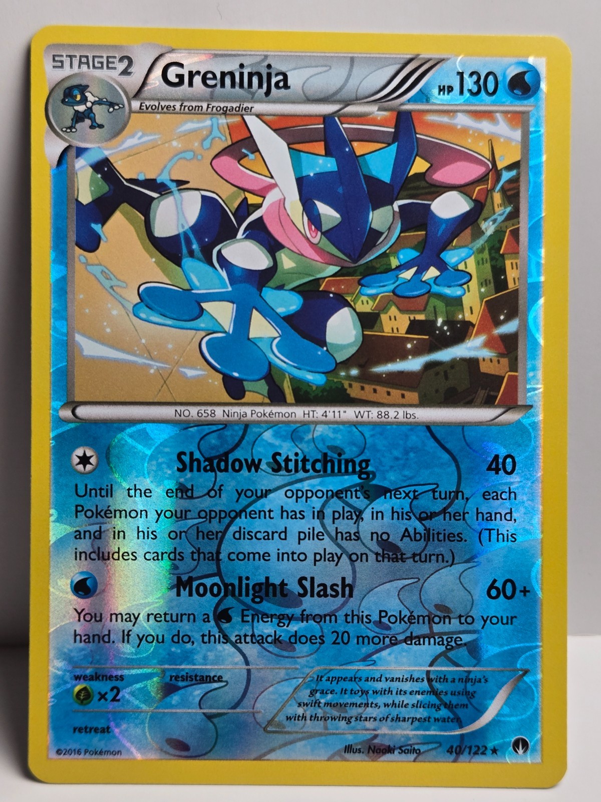 Greninja 40/122 Breakpoint Reverse Holo - NM - US Seller