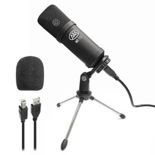 USB Condenser Microphone Cardioid 30-15000Hz with 5.5ft Cable - for Podcasting