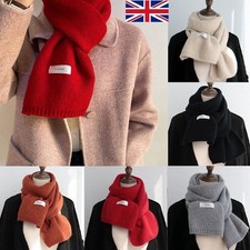 Winter Women Ladies Long Knit Scarf Warm Soft Solid Color Wool Shawl Wrap Woolen