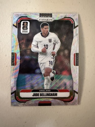 2026 Panini Prizm FIFA World Cup #114 Jude Bellingham Wave Prizm England