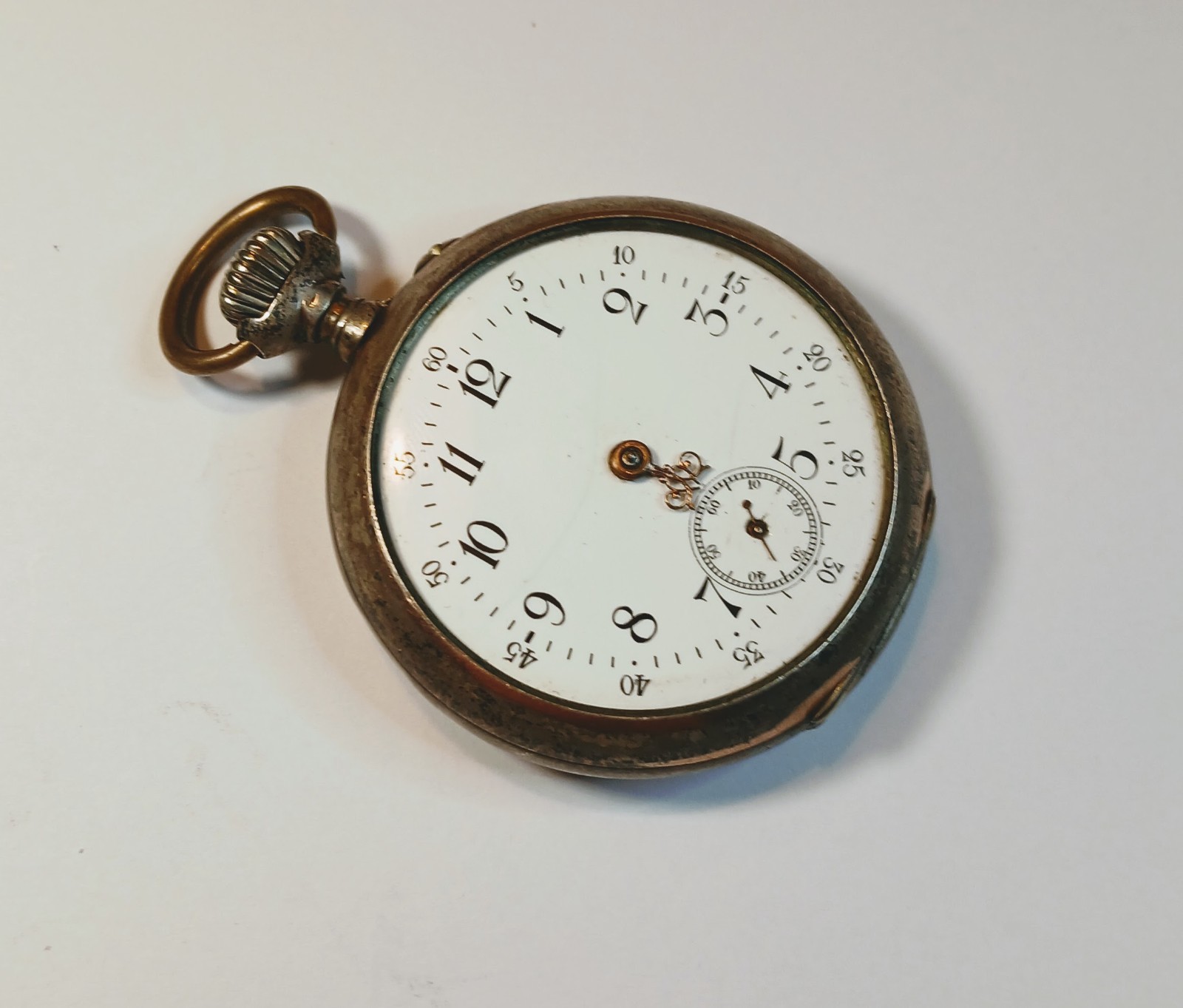 Working solid silver 1910s Agrus pocket watch 10 … - image 11