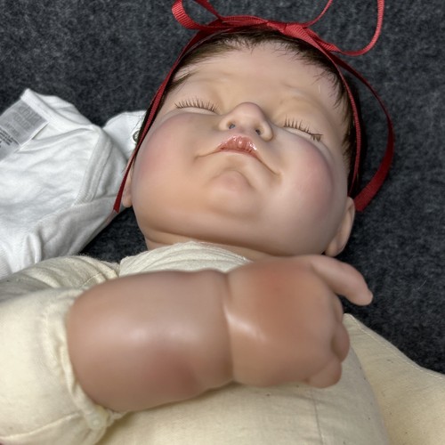 Vtg Reborn Baby Doll Weighted Cloth Body Marked Berjusa Made in Spai ERROR - Picture 7 of 16