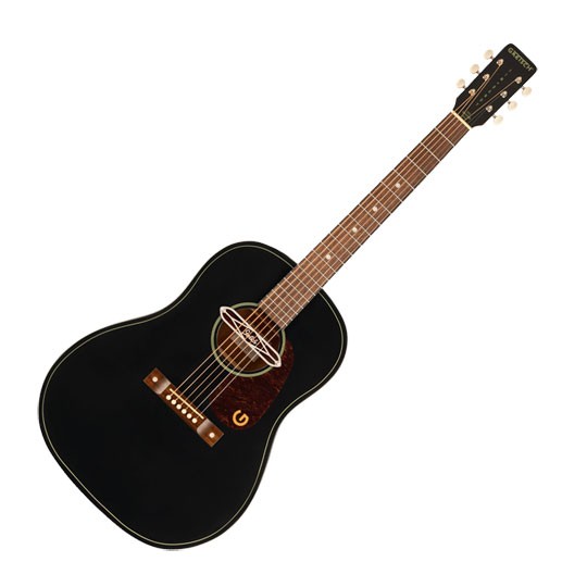 Gretsch - Deltoluxe Dreadnought, Walnut Fingerboard, Tortoiseshell Pickguard, Bl