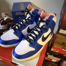 Nike Dunk High Blue Satin White/Racer Blue/At...