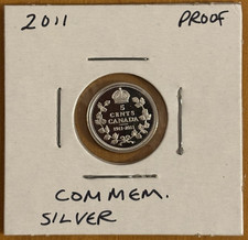 Canada 2011 Silver Proof Commemorative 5 Cent Coin MINTAGE 6000