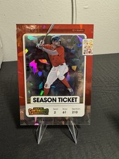 2021 Panini Contenders #29 Xander Bogaerts Season Ticket 04/23 Cracked Ice