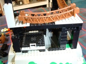 Used LEGO 6273 Rock - Island Refuge - BASEPLATE AND A PARTS LOT  SEE DESCRIPTION