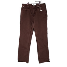 CEROS Jeans 12 Mocha High Rise Ankle Skinny Raw Hem NEWv