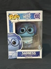 Funko Pop! Disney Pixar Sadness #133 Inside Out FREE PROTECTOR