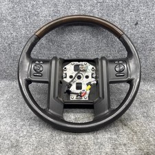 13-16 Ford F250 F350 Platinum Wood Leather Steering Wheel 13-16 Ford F250 F350 Platinum Wood Leather Steering Wheel