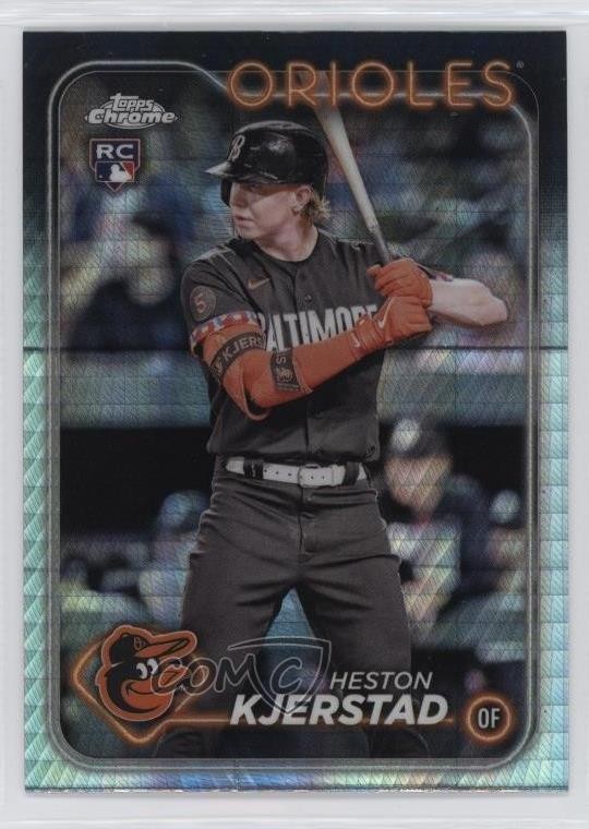 2024 Topps Chrome Prism Refractor Heston Kjerstad #142 06n3