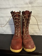 Vintage US Royal Red Rubber Boots Made in USA Insul-Air Layer Insulated Mens 10