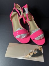 DREAM PAIRS Women's Open Toe Ankle Strap Low Block Chunky Heels Sandals Prom