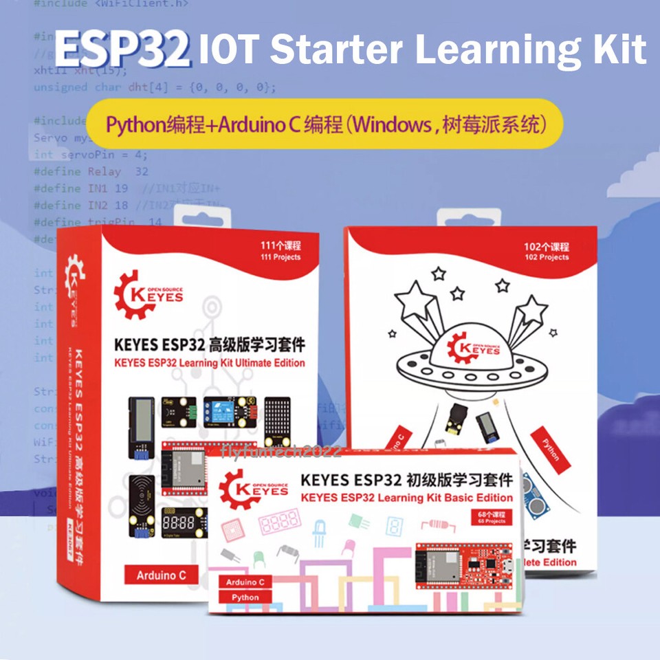 ESP32 Development Board IoT Starter Kit Python/c/c++ for Arduino BT ...