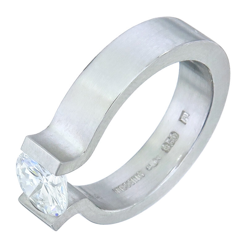 Niessing solitaire ring tension ring system open-… - image 2
