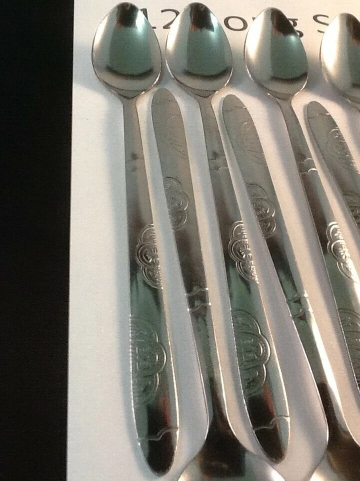 12冰茶匙不锈钢长柄冰茶咖啡7.5   — 第 4/4 张图片