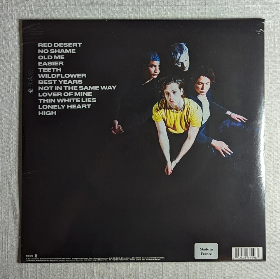5 Seconds Of Summer ( 5SOS ) - CALM  LP Vinyl 2022 Brand New Sealed - Image 2 of 2