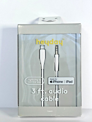 Heyday 3.5mm aux audio cable for iPhone/iPad
