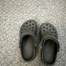 Crocs Classic Clogs Kids Size C 11 Black Slip On Shoes Slippers