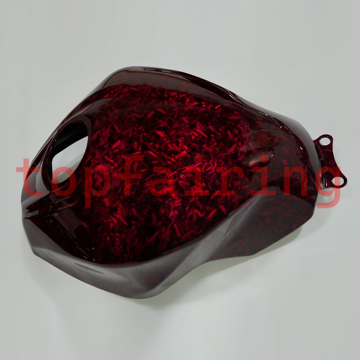 ZXMOTO Red Forged Carbon Fiber Fairing Bodywork Kit W/ Tank Cover