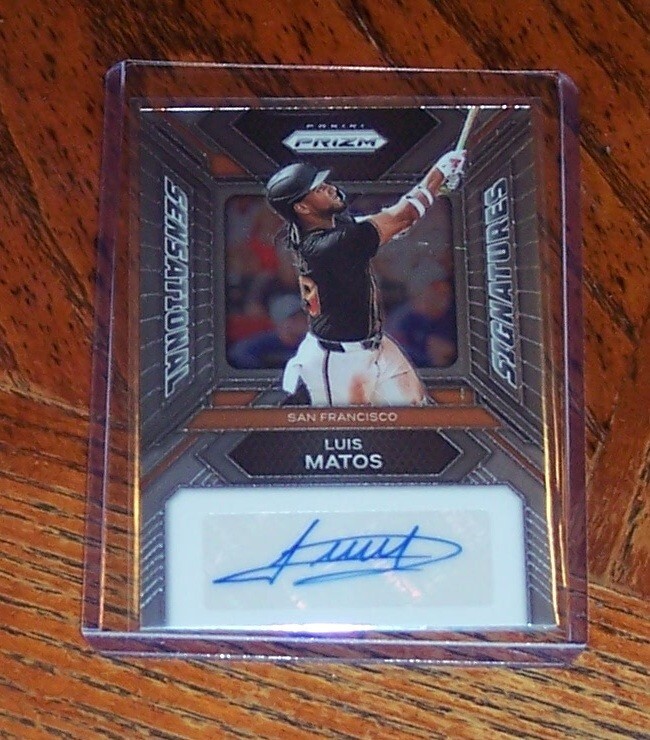 2024 Panini Prizm Baseball Luis Matos Sensational Signatures Auto