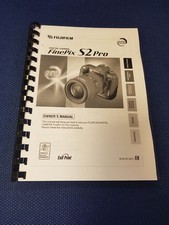 FUJIFILM FINEPIX S2 PRO MANUALE ISTRUZIONI STAMPATO MANUALE UTENTE 126 PAGINE A5