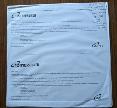 A BAD DIANA-THE LIGHTS ARE ON BUT NOBODYS HOME 4 ONLY TEST PRESSING 2024 REISSUE