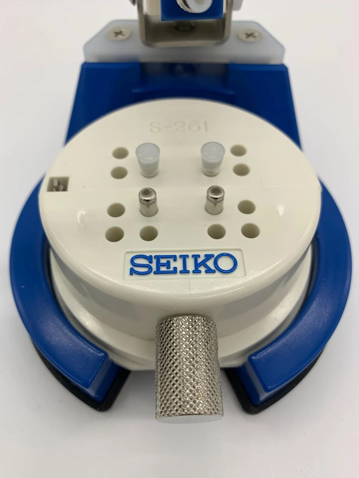 SEIKO SE-S-261 Easy Snap Case ferramenta abridor traseiro azul novo na caixa JAPÃO - Imagem 2 de 4
