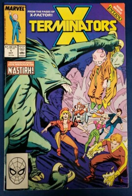 X-Terminators, Invasion Of The Baby Snatchers, 1st, 1988, Marvel Comic, N'astirh