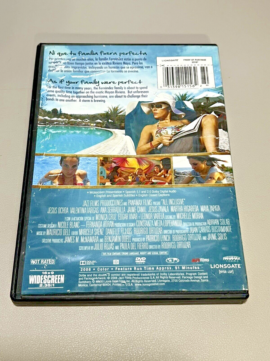 All Inclusive (Todo Incluido) - 2008 DVD By Jaime Camil