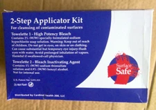 Cardinal Health Safetec Surface Safe 2-Step Applicator Kit 15 twin Packets