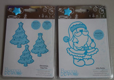 Lot Bundle Tonic Studios Christmas Dies Jolly Santa  Christmas Tree Trio